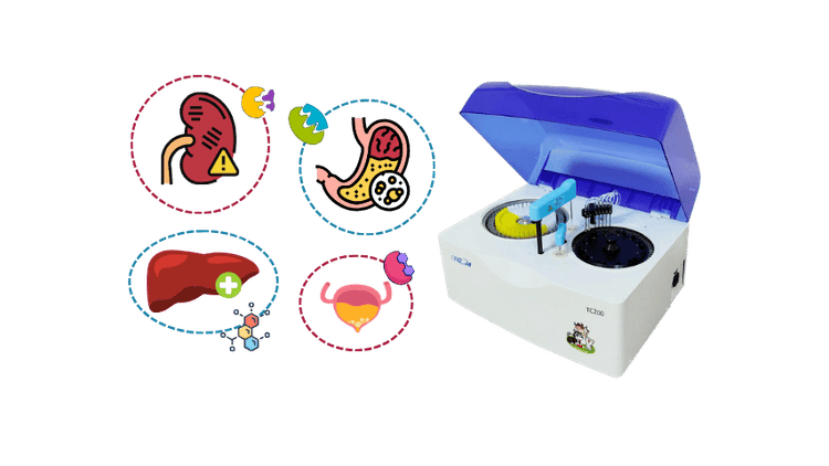Analizador bioquímico veterinario